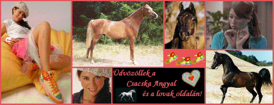 Csacska Angyal �s a lovak port�lja!